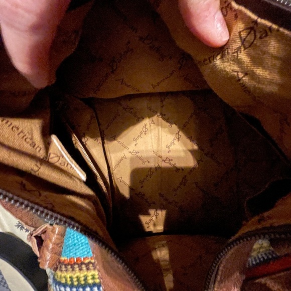 Upcycled American Darling Aztec duffel bag - Picture 9 of 11